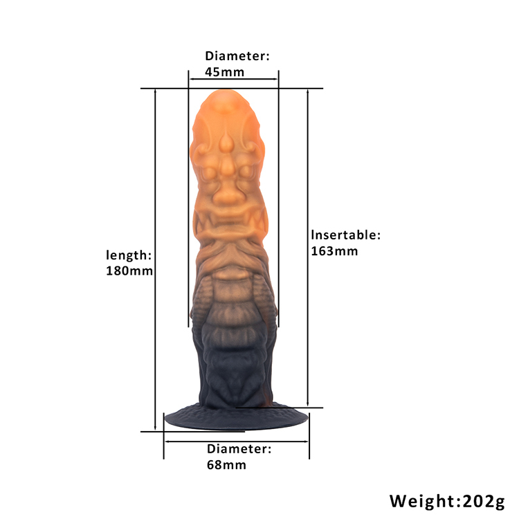 Lange, veilige materiaal-dildo-anaalplug voor volwassenen