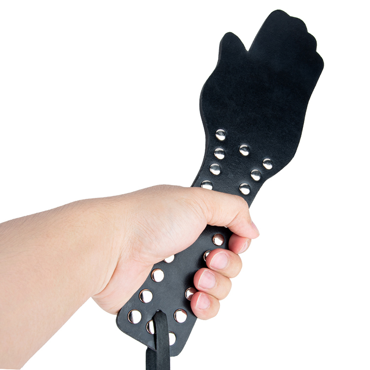 Luxuri&ouml;ses PU-Leder-BDSM-Paddel mit doppellagigem, weichem Design f&uuml;r stilvolles und intensives Leidenschaftsspiel