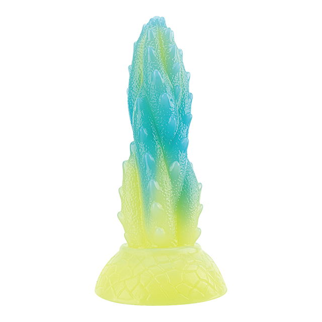 Plug anale vaginale per punto G in silicone di grandi dimensioni con dildo mostruoso