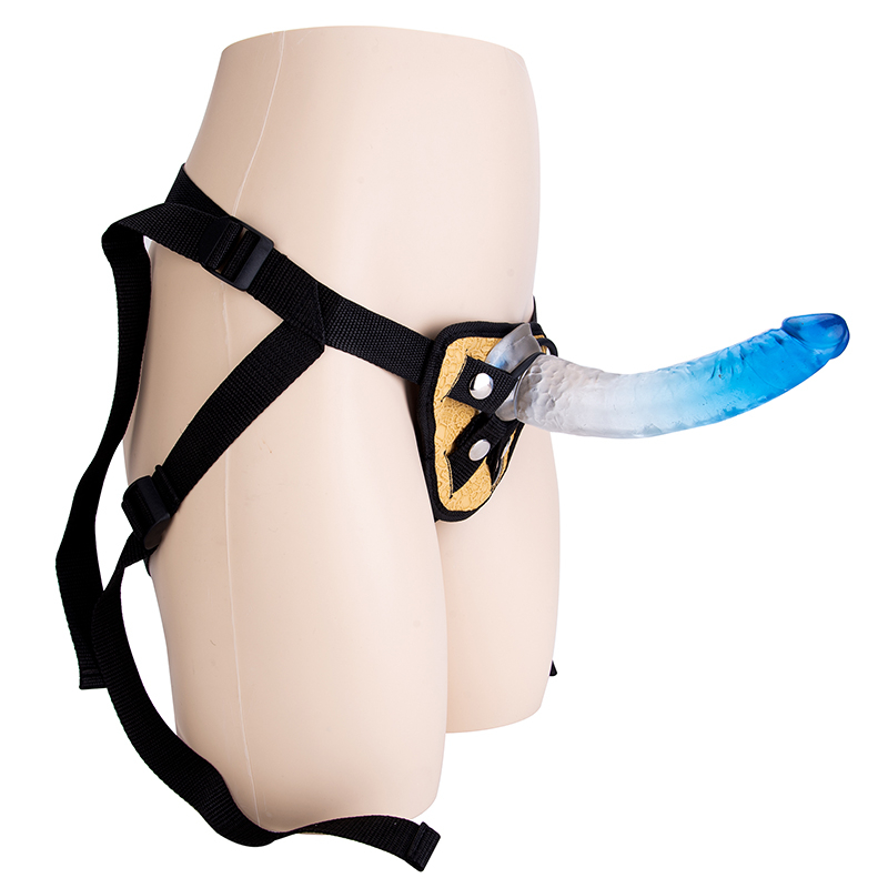 Cinturino per giocattoli sessuali da donna su dildo spingente