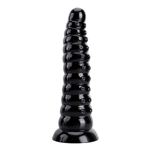 Extra gro&szlig;er Perlen-Faustdildo aus schwarzem PVC, riesiges Prostata-Massageger&auml;t f&uuml;r Paare