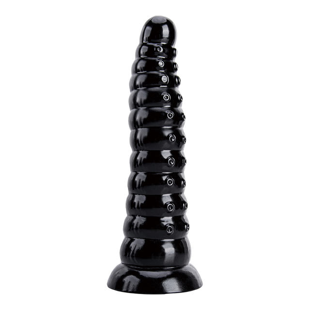 커플을 위한 초대형 파란색 검정색 PVC 주먹 딜도 거대한 전립선 마사지기