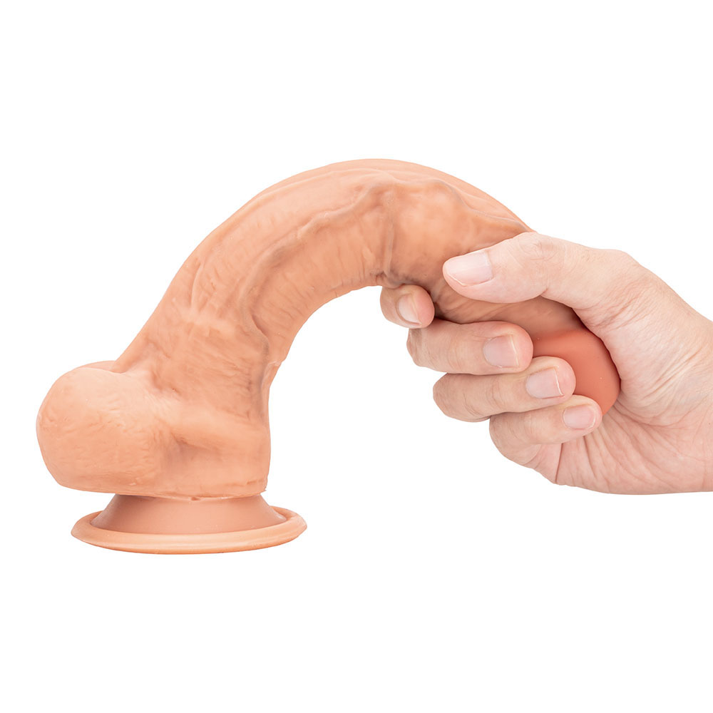 Comfortsimulatie Siliconen realistische penis-dildo voor volwassenen
