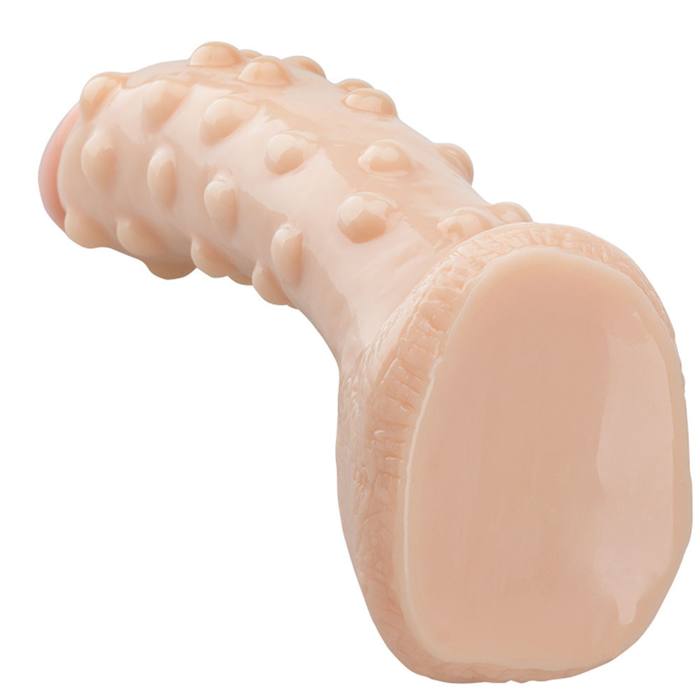 Pene artificiale morbido in carne di PVC Masturbatore per donna
