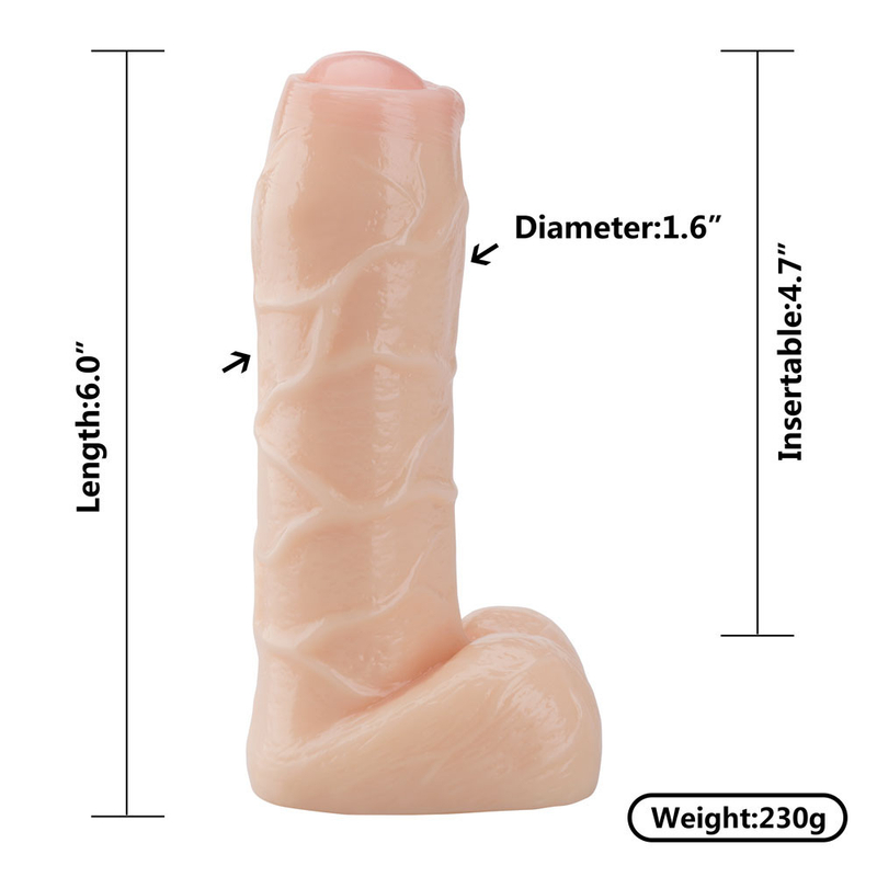 K&uuml;nstlicher Pilzkopf-Saugnapfdildo