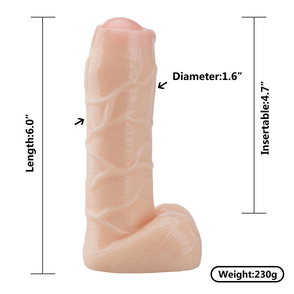 K&uuml;nstlicher Pilzkopf-Saugnapfdildo
