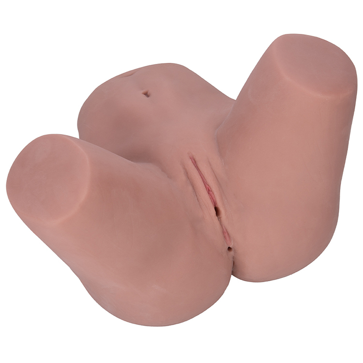 Hete verkopende zachte siliconen realistische vagina-sekspop voor mannen