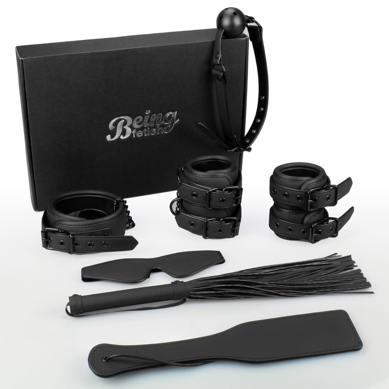 7PSC Luxe matte professionele bondageset 7-delige geavanceerde BDSM volwassen bondageset voor koppels