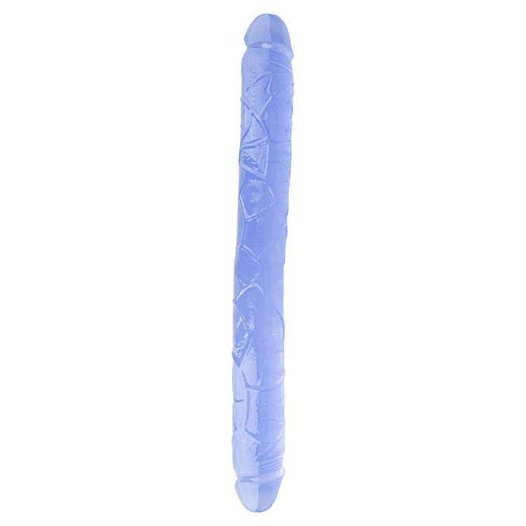 Dildo mostruoso in silicone di colore trasparente con design fantasy per donna, forte ventosa aliena