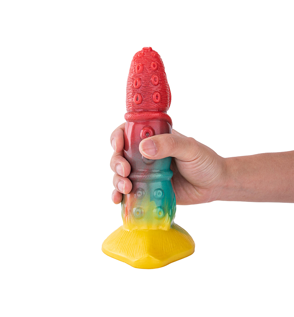 Dildo del drago cattivo con stampa a trasferimento termico