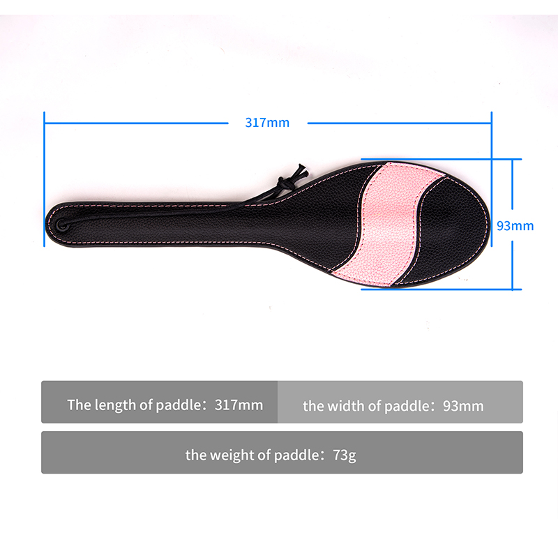 Hot selling nieuwe erotische training sm bdsm pu racket lange as paddle zweep volwassen seksspeeltje