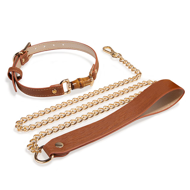 SM Products Collare per collo in pelle di stile di lusso Collare per sesso per collare da donna e regali a catena per coppia