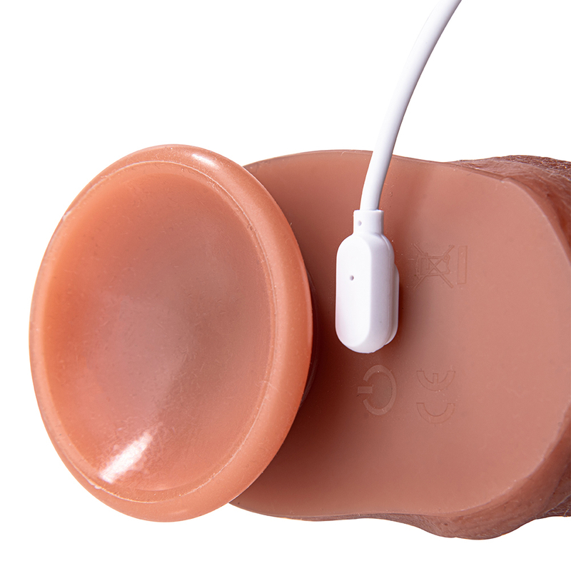 Silikon-Dildovibrator mit kabelloser Fernbedienung