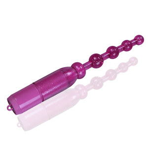 Vibratore con perline anali plug anale per il piacere degli adulti