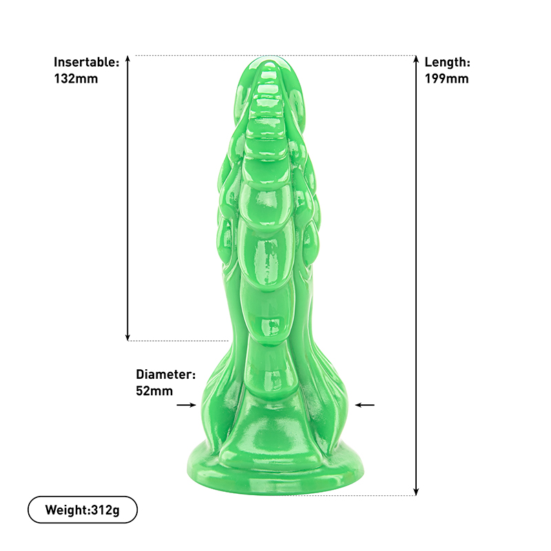 Spielzeug f&uuml;r Erwachsene im Gro&szlig;handel, Fantasy-Buntdrache-Monster-Dildo mit gro&szlig;em, dickem Design und exklusiven Funktionen