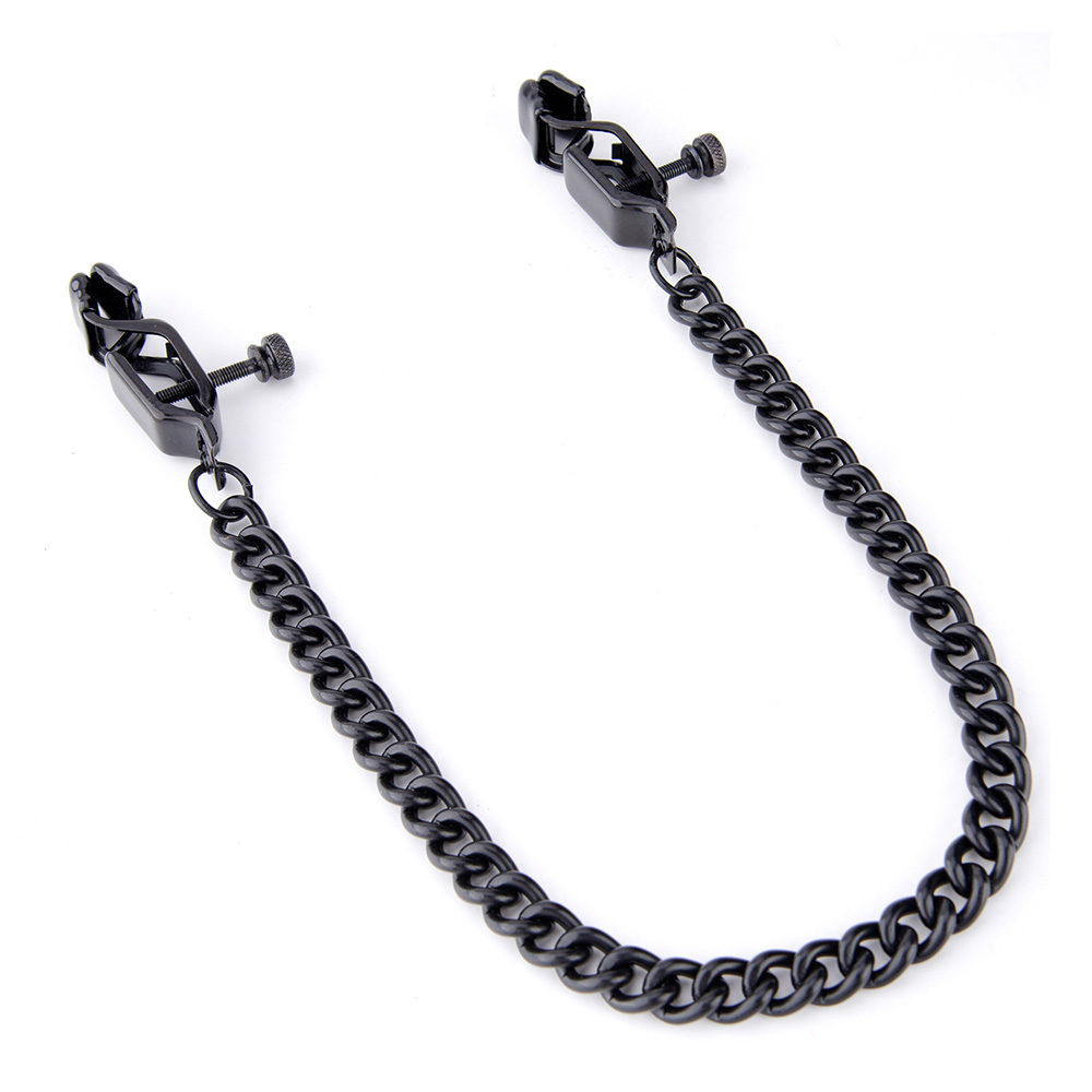  Freundliche, meistverkaufte verstellbare Nippelklemmen mit Kettenhalskette f&uuml;r BDSM