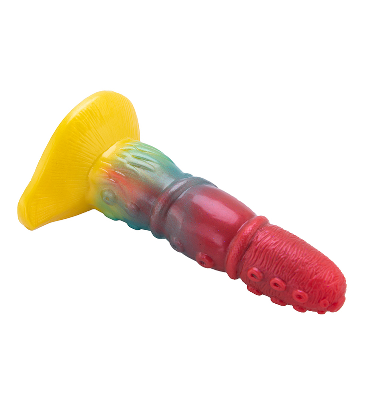 Dildo del drago cattivo con stampa a trasferimento termico