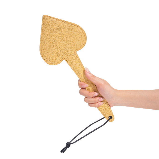 Dubbellaags PU-leer spankingpeddel-seksspeeltje