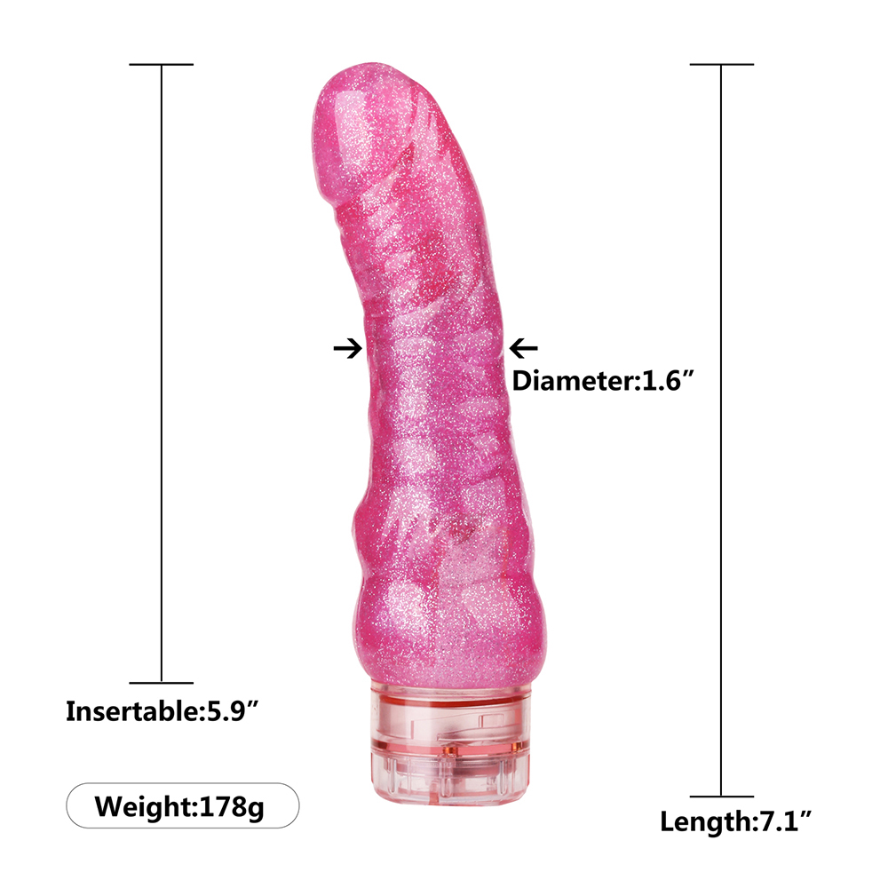 TPR Blue Lucency-vibratordildo voor dames Anale dildo's