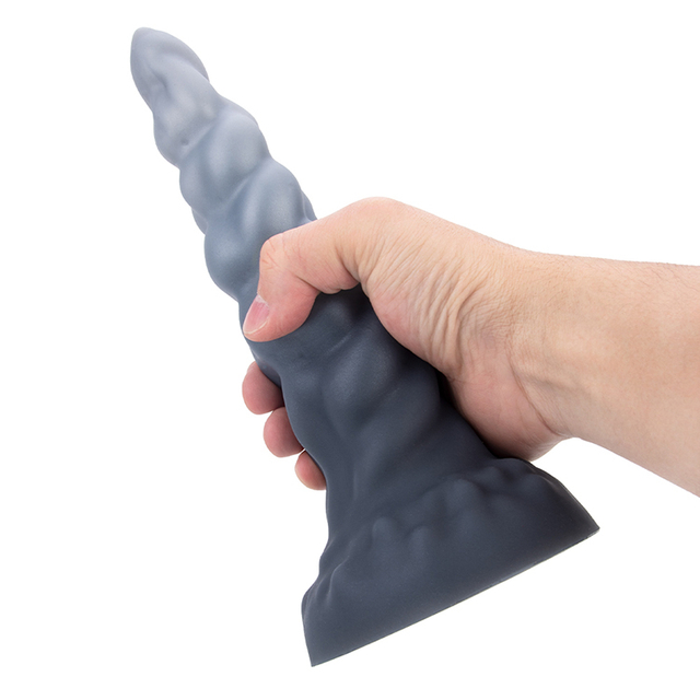 Giocattolo per adulti con plug anale in vero silicone morbido