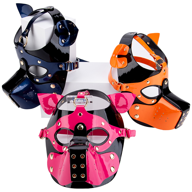 BDSM エロ奴隷セックス製品ドッグアイマスク拘束目隠しボンデージセット