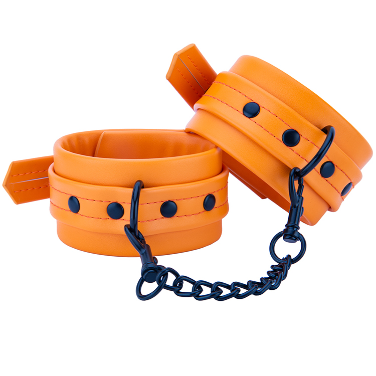 BDSM PU レザー手錠大人の SM ボンデージプレイのためのプロフェッショナル拘束おもちゃ