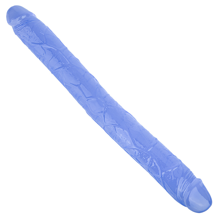 Dildo mostruoso in silicone di colore trasparente con design fantasy per donna, forte ventosa aliena