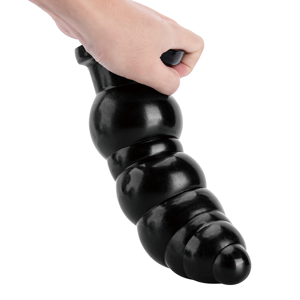 Enorme PVC anale pluggen voor dames en heren, grote zwarte dildo's bij Adult Sex Toy Shop