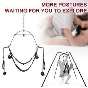 Seducente regolabile BDSM Altalena Bondage Sex Gear Sedia sospesa Giocattolo con cinghie di bondage per coppie Passione Byfetish