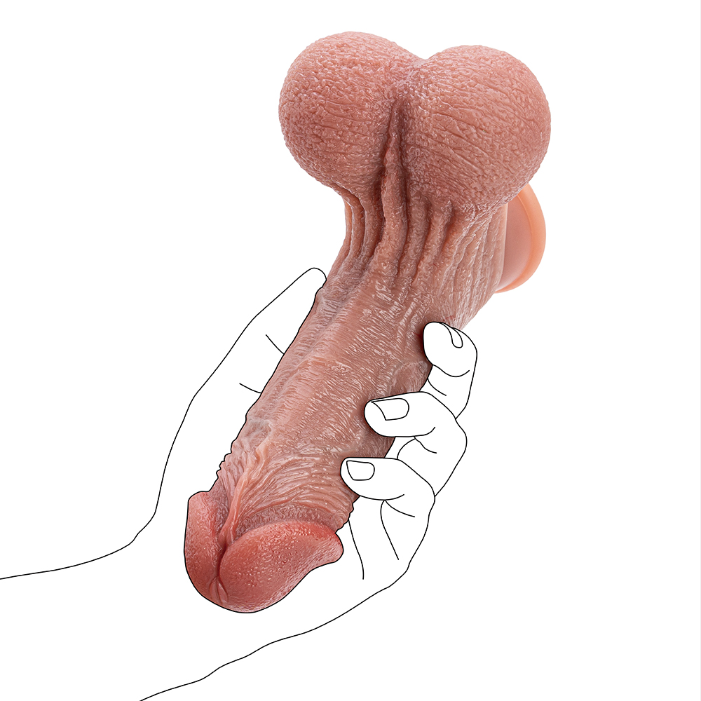 New Style Emulator Saugnapf Masturbation Realistischer Erwachsenendildo
