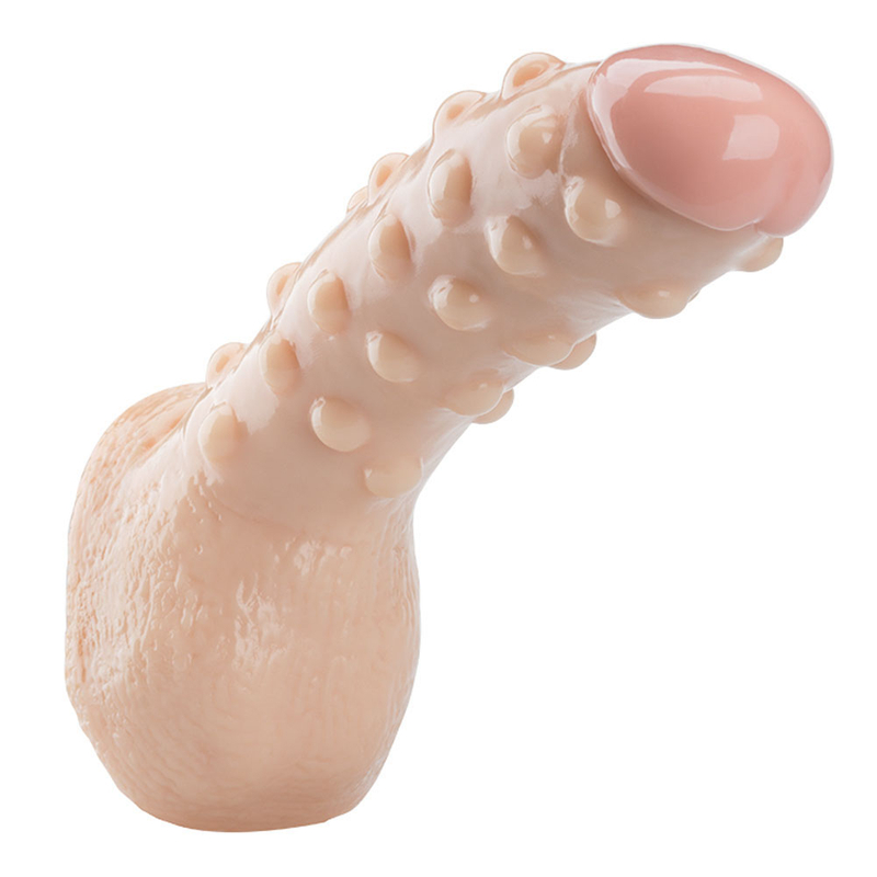 Pene artificiale morbido in carne di PVC Masturbatore per donna