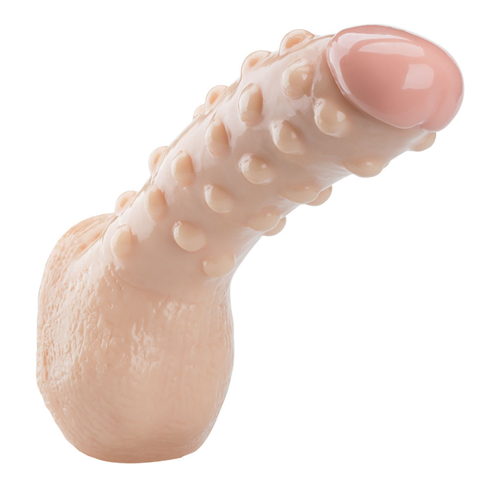 Pene artificiale morbido in carne di PVC Masturbatore per donna